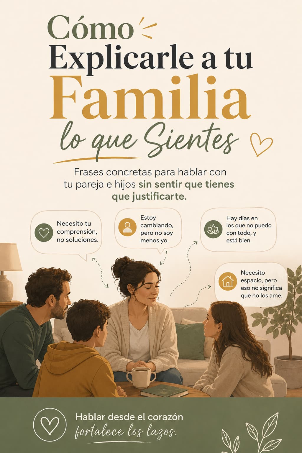 Cómo Explicarle a tu Familia lo que Sientes